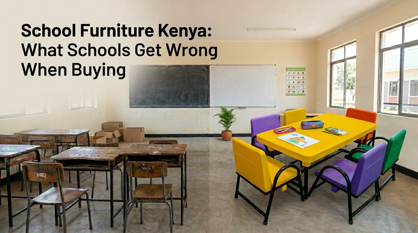 School furniture Kenya — durable classroom chairs and tables for primary schools Nairobi