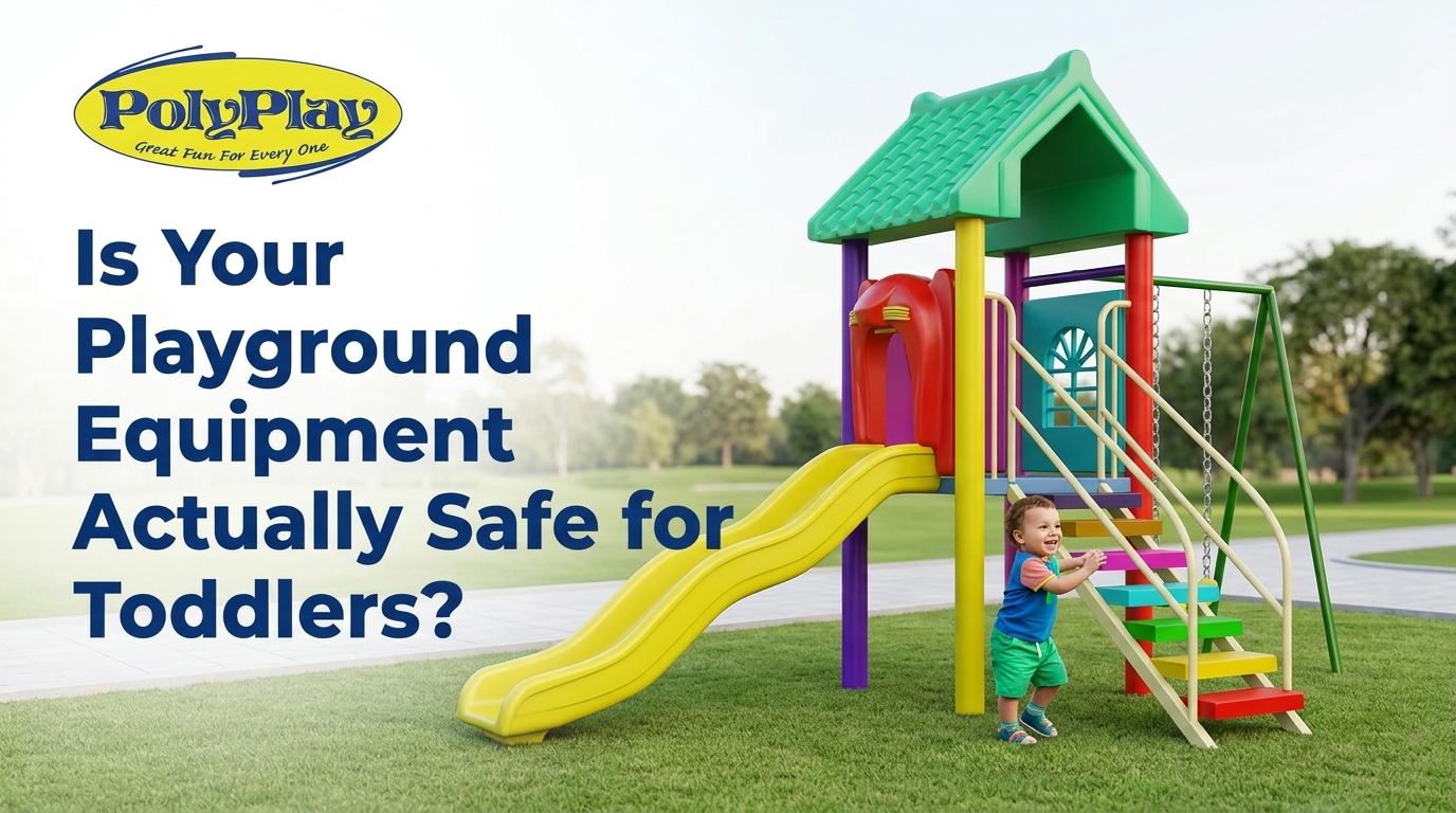 toddler-safe playground equipment Kenya with low platforms and handrails